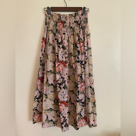 The Great. Canary Midi Skirt Vintage Rose - Picture 3 of 13